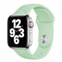 רצועה לשעון חכם לדגם: Apple Watch 5 44mm עשוי מחומר: סיליקון בצבע: ירוק בהיר