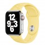 רצועה לשעון חכם לדגם: Apple Watch 4 44mm עשוי מחומר: סיליקון בצבע: צהוב בהיר