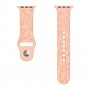 רצועה לשעון חכם לדגם: Apple Watch 4 44mm עשוי מחומר: סיליקון בצבע: צוּף