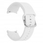 רצועה לשעון חכם לדגם: Samsung Galaxy Watch 5 Pro 45mm עשוי מחומר: סיליקון בצבע: לבן