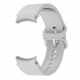 רצועה לשעון חכם לדגם: Samsung Galaxy Watch 5 Pro 45mm עשוי מחומר: סיליקון בצבע: אפור
