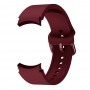 רצועה לשעון חכם לדגם: Samsung Galaxy Watch 5 Pro 45mm עשוי מחומר: סיליקון בצבע: יין אדום