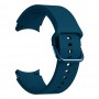 רצועה לשעון חכם לדגם: Samsung Galaxy Watch 5 44mm עשוי מחומר: סיליקון בצבע: כחול כהה