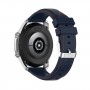 רצועה לשעון חכם לדגם: Samsung Galaxy Watch 3 45mm עשוי מחומר: סיליקון בצבע: כחול כהה