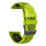 רצועה לשעון חכם לדגם: Samsung Galaxy Watch 46mm עשוי מחומר: סיליקון בצבע: סיד+שחור
