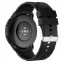 רצועה לשעון חכם לדגם: Samsung Galaxy Watch 42mm עשוי מחומר: סיליקון בצבע: שָׁחוֹר