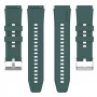 רצועה לשעון חכם לדגם: Samsung Galaxy Watch 42mm עשוי מחומר: סיליקון בצבע: ירוק כהה