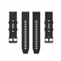 רצועה לשעון חכם לדגם: Huawei Watch GT 2 Pro עשוי מחומר: סיליקון בצבע: שָׁחוֹר