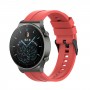 רצועה לשעון חכם לדגם: Huawei Watch GT 2 Pro עשוי מחומר: סיליקון בצבע: אָדוֹם