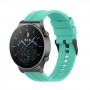 רצועה לשעון חכם לדגם: Huawei Watch GT 2 Pro עשוי מחומר: סיליקון בצבע: אורורה כחולה
