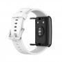 רצועה לשעון חכם לדגם: Huawei Watch Fit עשוי מחומר: סיליקון בצבע: לבן
