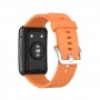 רצועה לשעון חכם לדגם: Huawei Watch Fit עשוי מחומר: סיליקון בצבע: תפוז