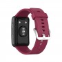 רצועה לשעון חכם לדגם: Huawei Watch Fit עשוי מחומר: סיליקון בצבע: יין אדום