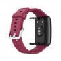 רצועה לשעון חכם לדגם: Huawei Watch Fit עשוי מחומר: סיליקון בצבע: יין אדום