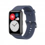 רצועה לשעון חכם לדגם: Huawei Watch Fit עשוי מחומר: סיליקון בצבע: כחול אפור