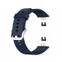רצועה לשעון חכם לדגם: Huawei Watch Fit עשוי מחומר: סיליקון בצבע: כחול חצות