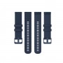 רצועה לשעון חכם לדגם: Huawei Watch GT 2 46mm עשוי מחומר: סיליקון בצבע: כָּחוֹל