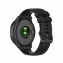 רצועה לשעון חכם לדגם: Huawei Watch GT 2 46mm עשוי מחומר: סיליקון בצבע: שָׁחוֹר
