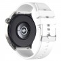 רצועה לשעון חכם לדגם: Huawei Watch GT 3 Pro 46mm עשוי מחומר: סיליקון בצבע: לבן