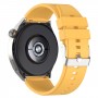 רצועה לשעון חכם לדגם: Huawei Watch GT 3 Pro 46mm עשוי מחומר: סיליקון בצבע: צהוב