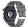 רצועה לשעון חכם לדגם: Huawei Watch GT 3 Pro 46mm עשוי מחומר: סיליקון בצבע: אפור