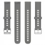 רצועה לשעון חכם לדגם: Huawei Watch Fit Mini עשוי מחומר: סיליקון בצבע: אפור כהה