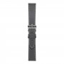 רצועה לשעון חכם לדגם: Samsung Galaxy Watch 5 44mm עשוי מחומר: עור בצבע: אפור