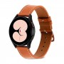 רצועה לשעון חכם לדגם: Samsung Galaxy Watch 5 44mm עשוי מחומר: עור בצבע: חום