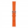 רצועה לשעון חכם לדגם: Samsung Galaxy Watch 5 44mm עשוי מחומר: עור בצבע: תפוז