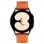 רצועה לשעון חכם לדגם: Samsung Galaxy Watch 5 40mm עשוי מחומר: עור בצבע: חום