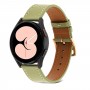 רצועה לשעון חכם לדגם: Samsung Galaxy Watch 5 40mm עשוי מחומר: עור בצבע: אבוקדו ירוק