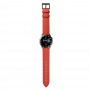 רצועה לשעון חכם לדגם: Samsung Galaxy Watch 3 45mm עשוי מחומר: עור בצבע: אָדוֹם