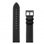 רצועה לשעון חכם לדגם: Samsung Galaxy Watch 3 41mm עשוי מחומר: עור בצבע: שָׁחוֹר