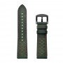 רצועה לשעון חכם לדגם: Samsung Galaxy Watch Active עשוי מחומר: עור בצבע: צבא ירוק