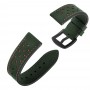 רצועה לשעון חכם לדגם: Samsung Galaxy Watch Active עשוי מחומר: עור בצבע: צבא ירוק