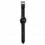 רצועה לשעון חכם לדגם: Samsung Galaxy Watch 46mm עשוי מחומר: עור בצבע: שָׁחוֹר