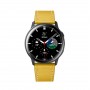 רצועה לשעון חכם לדגם: Samsung Galaxy Watch 46mm עשוי מחומר: עור בצבע: צהוב