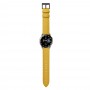 רצועה לשעון חכם לדגם: Samsung Galaxy Watch 46mm עשוי מחומר: עור בצבע: צהוב