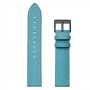 רצועה לשעון חכם לדגם: Samsung Galaxy Watch 42mm עשוי מחומר: עור בצבע: כָּחוֹל