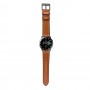 רצועה לשעון חכם לדגם: Samsung Galaxy Watch 42mm עשוי מחומר: עור בצבע: חום