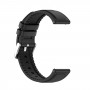 רצועה לשעון חכם לדגם: Huawei Watch GT 2 46mm עשוי מחומר: עור בצבע: שָׁחוֹר