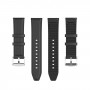רצועה לשעון חכם לדגם: Huawei Watch GT 2 46mm עשוי מחומר: עור בצבע: שָׁחוֹר