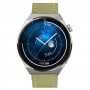 רצועה לשעון חכם לדגם: Huawei Watch GT 3 Pro 46mm עשוי מחומר: עור בצבע: אבוקדו ירוק