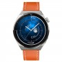 רצועה לשעון חכם לדגם: Huawei Watch GT 3 Pro 46mm עשוי מחומר: עור בצבע: חום