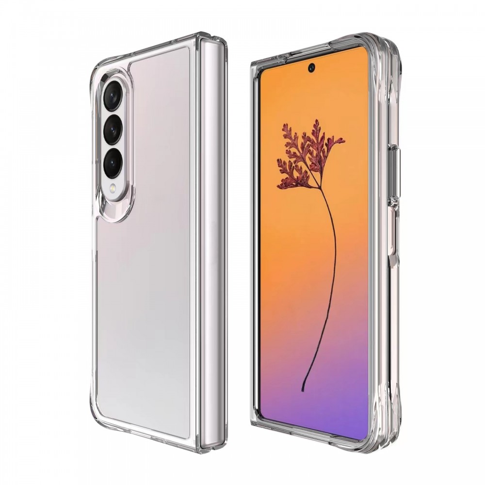 כיסוי סיליקון שקוף + בולם זעזועים מיועד ל Samsung Galaxy Z Fold3 5G