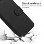 כיסוי ארנק / ספר עשוי מעור בצבע שחור עם חריצים לכרטיסי אשראי עבור Apple iPhone 14 Pro Max