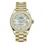 Rolex - Lady-Datejust - Oyster - 28 mm - yellow gold and diamonds