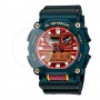 מגן מסך הידרוג'ל שקוף (סילקון) לשעון לדגם : Casio GA-900DBR-3A מותג : סקרין מובייל