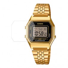 מגן מסך הידרוג'ל שקוף (סילקון) לשעון לדגם : Casio LA680WGA-1 מותג : סקרין מובייל