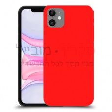 כיסוי בצבע  - אדום לדגם : Apple iPhone 11 - מותג : סקרין מובייל